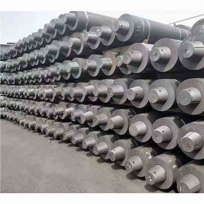 graphite electrode for high lanthanum steel production